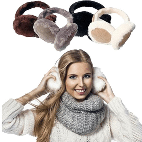 Image of Women's Faux Fur Insulated Winter Ear Muffs