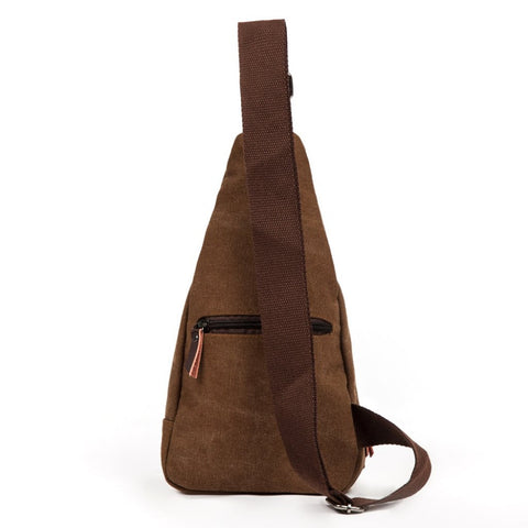 Image of Canvas Messenger Shoulder Bag