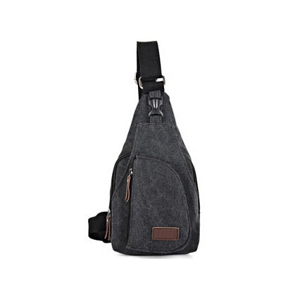 Image of Canvas Messenger Shoulder Bag