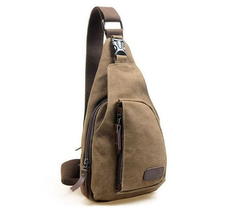 Image of Canvas Messenger Shoulder Bag