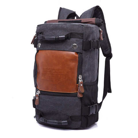 Image of Canvas Large Capacity Backpack/Carry On