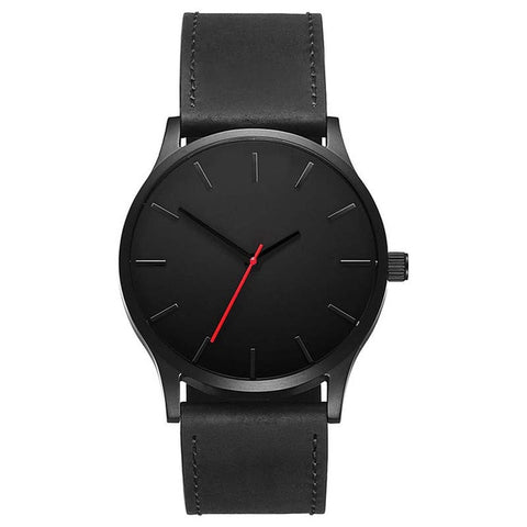 Image of Quartz Watch with Leather Wrist Band