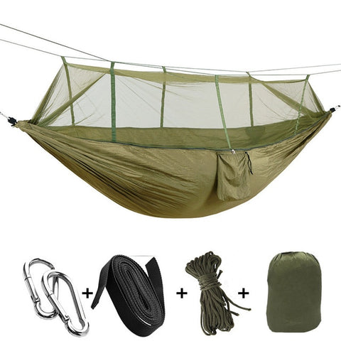 Image of 1-2 Person Outdoor Hammock With Mosquito Net