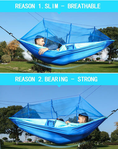 Image of 1-2 Person Outdoor Hammock With Mosquito Net