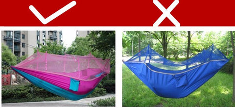 Image of 1-2 Person Outdoor Hammock With Mosquito Net