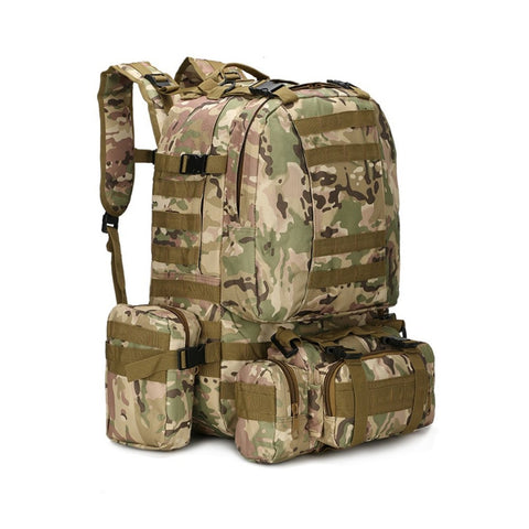 Image of 50L-70L Tactical Waterproof Camping Hiking Backpack With Molle Attachments