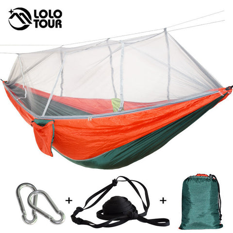 Image of 1-2 Person Outdoor Hammock With Mosquito Net