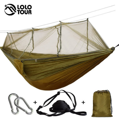 Image of 1-2 Person Outdoor Hammock With Mosquito Net