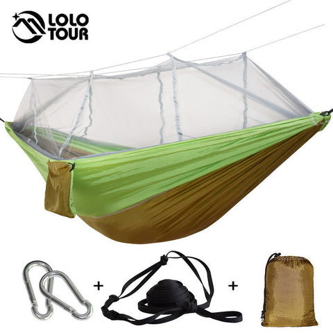 Image of 1-2 Person Outdoor Hammock With Mosquito Net