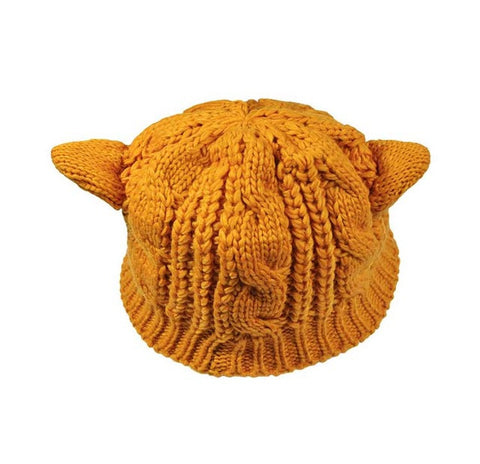 Image of Snow Kitten Knit Beanie