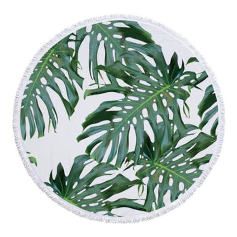 Image of Boho Round Microfiber Beach Towel - Multi Styles