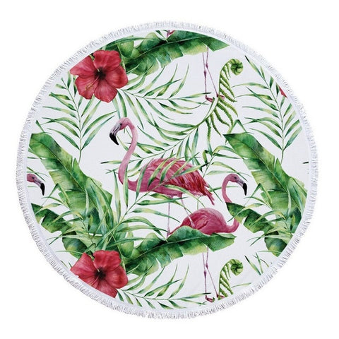 Image of Boho Round Microfiber Beach Towel - Multi Styles