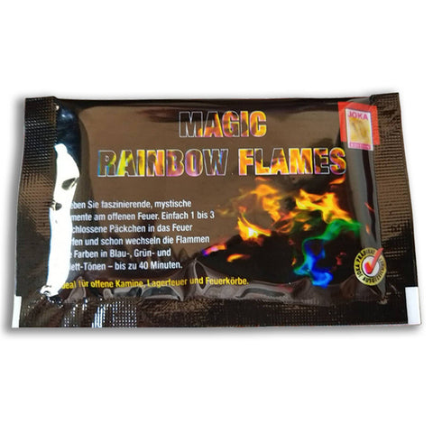 Image of Colorful Fire Flame for Bonfire Campfire Party Festival Fireplace