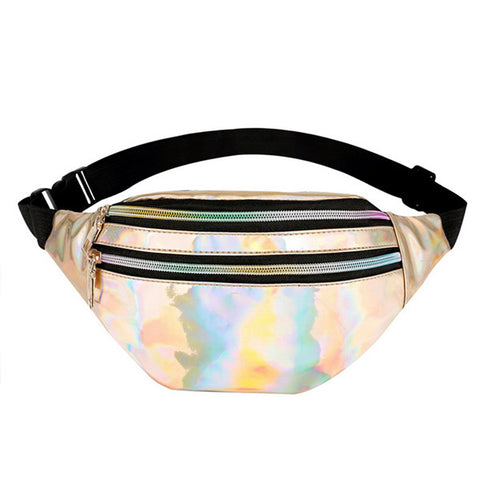 Image of Trippy Gold/Metalic Fanny Pack