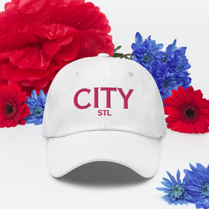 STL  City Soccer and City Dad hat