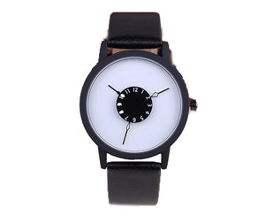 Dial Watch Men/Women Leather Band