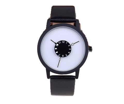 Image of Dial Watch Men/Women Leather Band