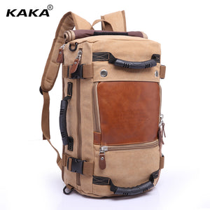 Canvas Large Capacity Backpack/Carry On