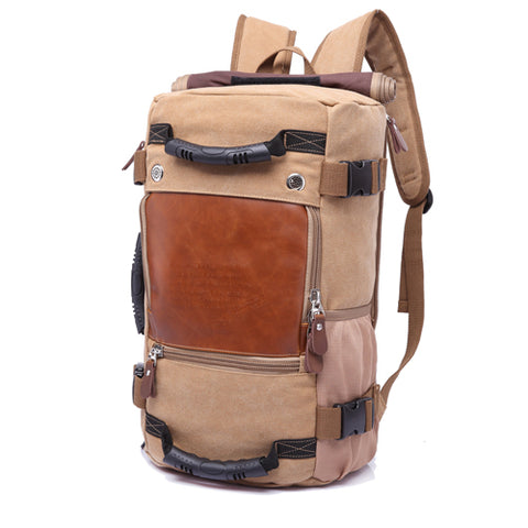 Image of Canvas Large Capacity Backpack/Carry On