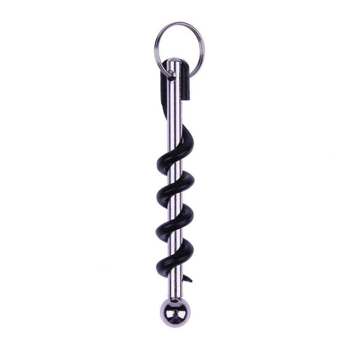 Image of Travel Size Mini Cork Screw Wine Bottle Opener Keyring