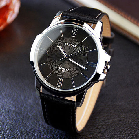 Image of Mens Fashion Leather Work Watch