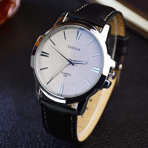 Image of Mens Fashion Leather Work Watch