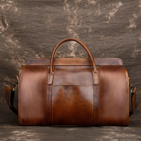 Image of Genuine Leather Carry On Bag