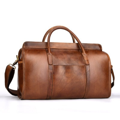 Image of Genuine Leather Carry On Bag