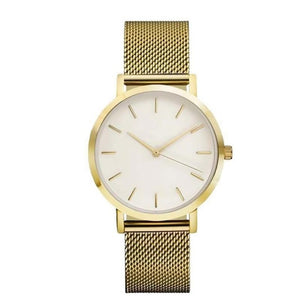 Women Stainless Steel  Quartz Wrist Watch