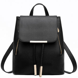 High Quality Stylish Leather Backpack- Multi Color