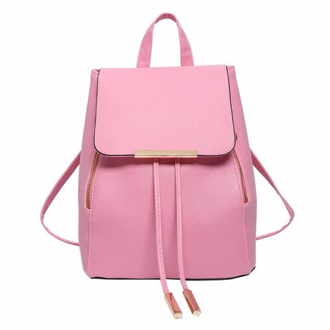 Image of High Quality Stylish Leather Backpack- Multi Color