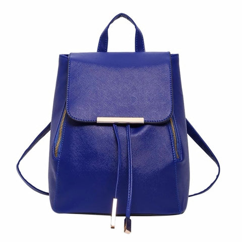 Image of High Quality Stylish Leather Backpack- Multi Color