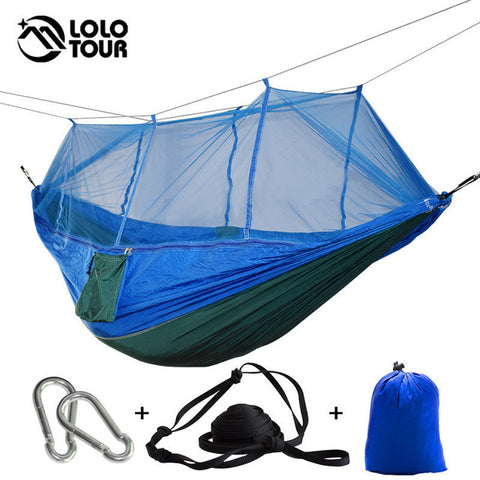 Image of 1-2 Person Outdoor Hammock With Mosquito Net