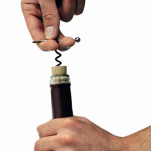 Image of Travel Size Mini Cork Screw Wine Bottle Opener Keyring