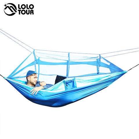 Image of Mosquito Net Hammock Tent With Adjustable Straps