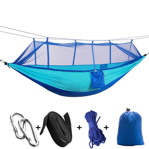 Image of Mosquito Net Hammock Tent With Adjustable Straps