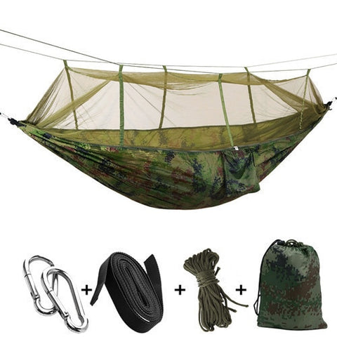 Image of Mosquito Net Hammock Tent With Adjustable Straps