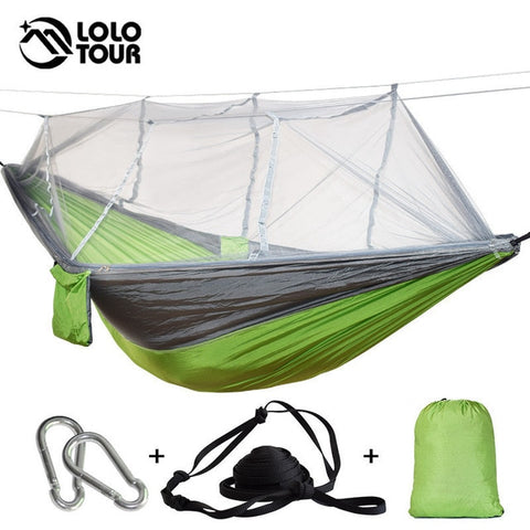 Image of Mosquito Net Hammock Tent With Adjustable Straps