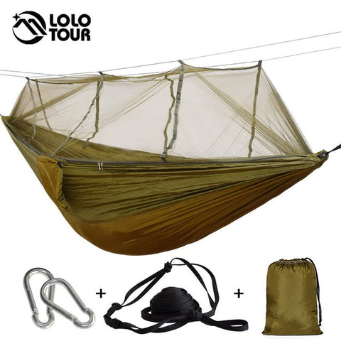 Image of Mosquito Net Hammock Tent With Adjustable Straps