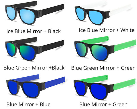 Image of Slap-On Foldable Polarized Sunglasses