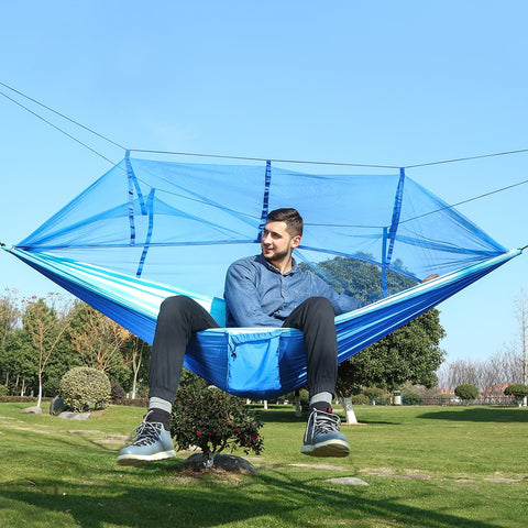 Image of Mosquito Net Hammock Tent With Adjustable Straps