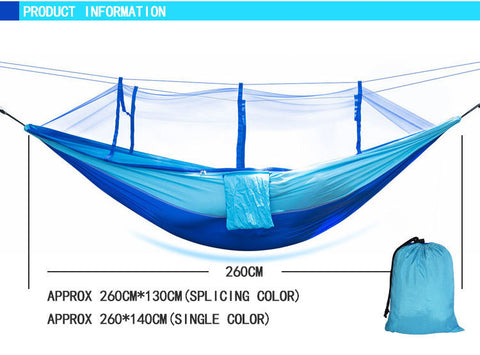 Image of 1-2 Person Outdoor Hammock With Mosquito Net