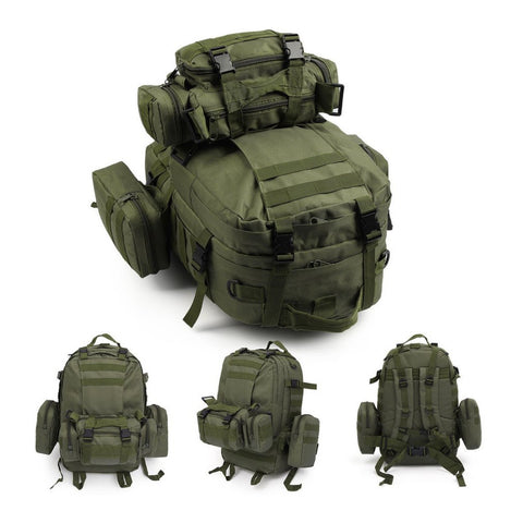 Image of 50L-70L Tactical Waterproof Camping Hiking Backpack With Molle Attachments