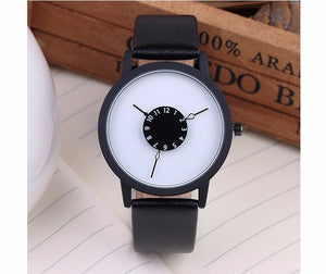 Dial Watch Men/Women Leather Band