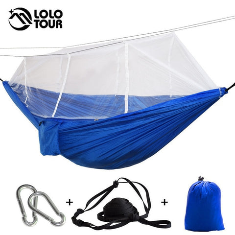 Image of 1-2 Person Outdoor Hammock With Mosquito Net