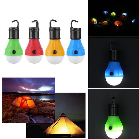 Image of Mini Portable Tent Light LED Waterproof Hanging Hook 3*AAA Emergency Lamp