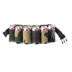 Outdoor Hiking 6 Pack Holster Beer/Party Belt